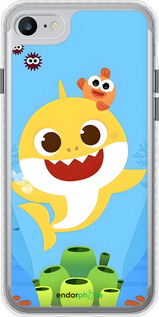 Чехол Bumper чехол Бейби Шарк для Apple iPhone SE 2022 - 6303pc-3737 изображение 