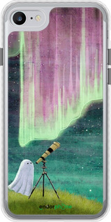 Чехол Bumper чехол Привидение и звезды для Apple iPhone SE 2020 - 6443pc-2013 изображение 