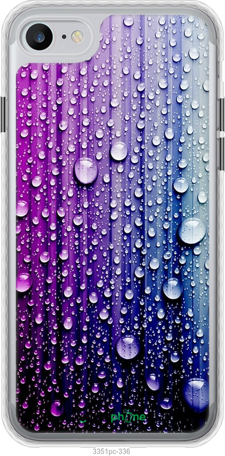 

Чохол Bumper чохол "Краплини води" для iPhone 7, Синій