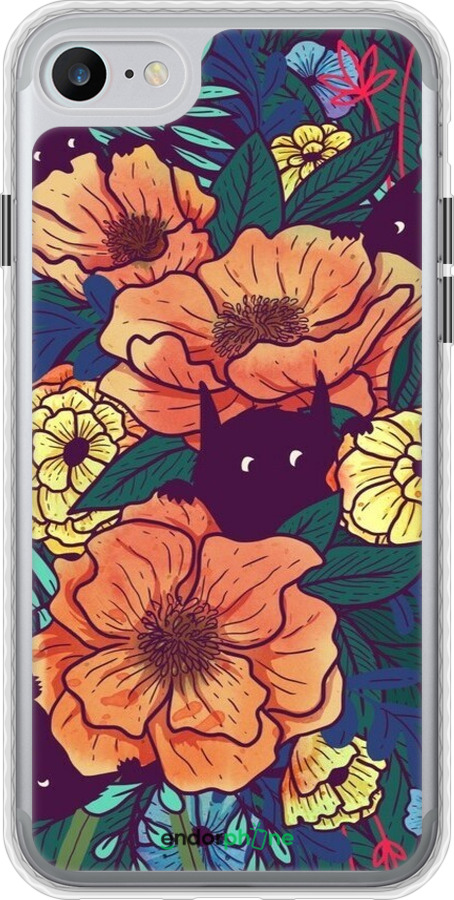 Чехол Bumper чехол С изображением полевых цветов для Apple iPhone SE 2020 - 6419pc-2013 изображение 