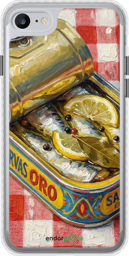 Чехол Bumper чехол Vintage Sardine Tin Phone для Apple iPhone SE 2022 - 6772pc-3737 изображение 