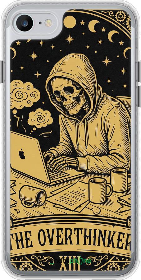 Чехол Bumper чехол The Overthinker для Apple iPhone SE 2020 - 6774pc-2013 изображение 