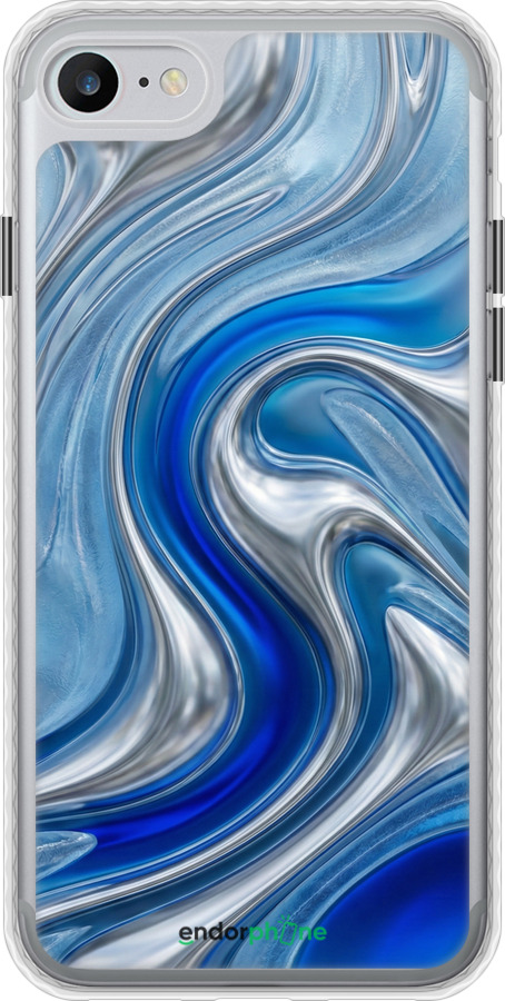 Чохол Bumper чехол Liquid Chrome для Apple iPhone SE 2022 - 6781pc-3737 изображение 