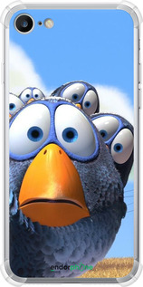 Силіконовий протиударний с посиленими кутами чехол Angry Birds для Apple iPhone 8 - 6008sp-1031 изображение 