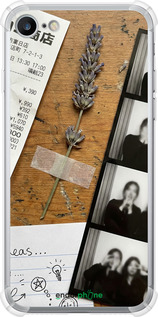 Силикон с усиленными углами чехол Aesthetic Scrapbook Collage для Apple iPhone SE 2022 - 6773sp-3737 изображение 