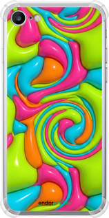Силикон с усиленными углами чехол Y2K Jelly Dream для Apple iPhone SE 2020 - 6780sp-2013 изображение 