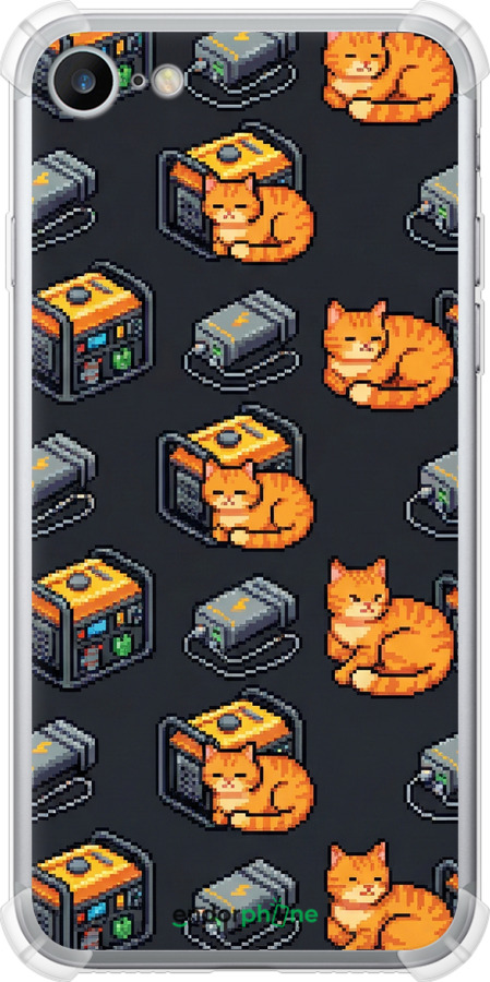 Силикон с усиленными углами чехол Autonomous Zone для Apple iPhone SE 2022 - 6771sp-3737 изображение 