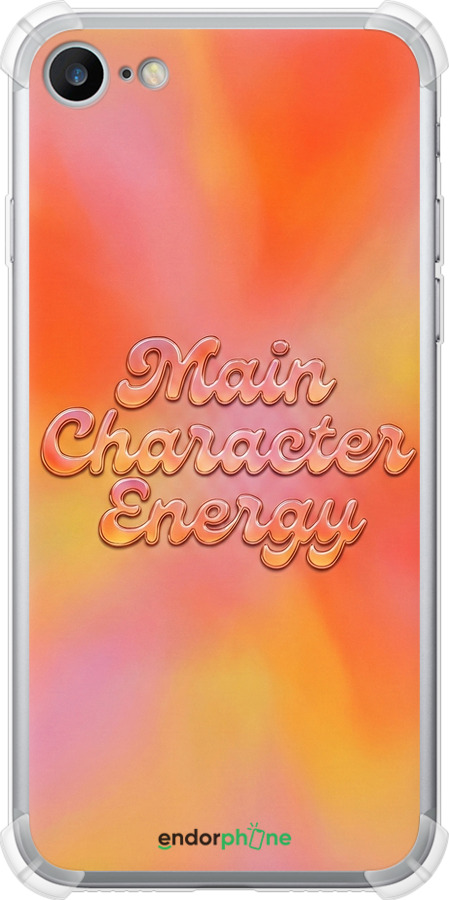 Силикон с усиленными углами чехол Aura Gradient Main Character Energy Aesthetic Y2K для Apple iPhone SE 2022 - 6783sp-3737 изображение 