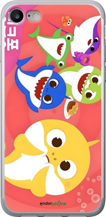2D пластиковий чехол Бейби Шаркс для Apple iPhone SE 2022 - 6305t-3737 изображение 