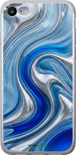 2D пластиковый чехол 'Liquid Chrome' для iPhone SE 2020 изображение 15