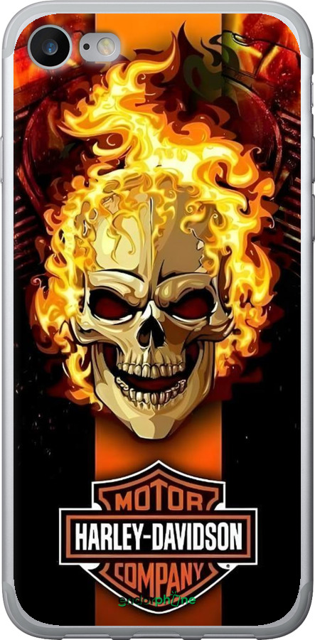 2D пластиковый чехол Харлей девидсон для Apple iPhone 7 - 6370t-336 изображение 