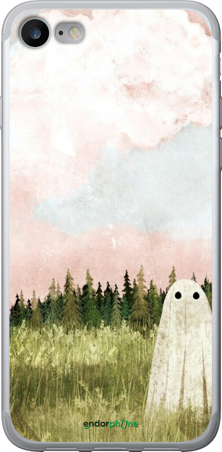 2D пластиковый чехол Привидение для Apple iPhone SE 2022 - 6401t-3737 изображение 
