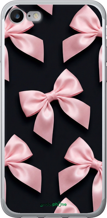 2D пластиковый чехол Coquette Ribbons Dark Coquette для Apple iPhone SE 2022 - 6767t-3737 изображение 
