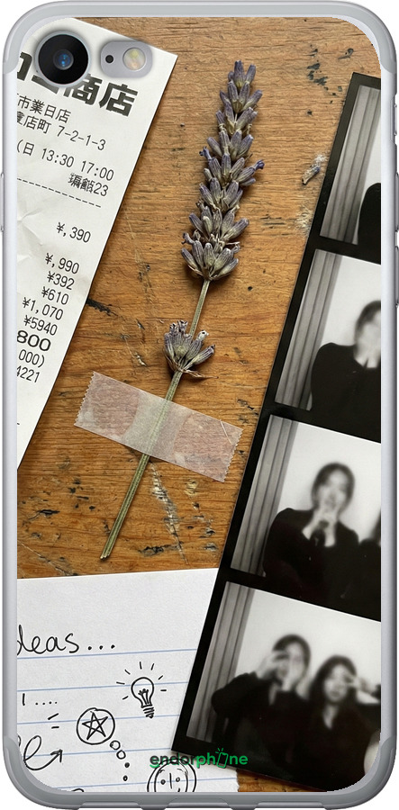 2D пластиковий чехол Aesthetic Scrapbook Collage для Apple iPhone SE 2022 - 6773t-3737 изображение 