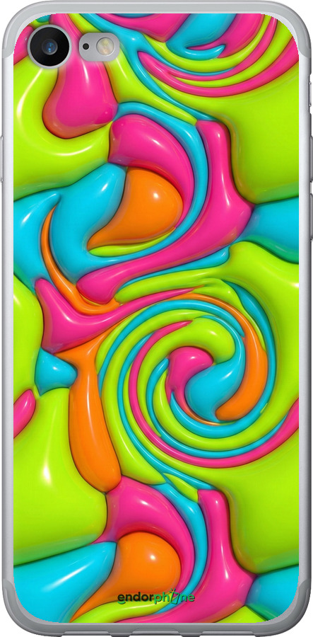 2D пластиковый чехол Y2K Jelly Dream для Apple iPhone SE 2022 - 6780t-3737 изображение 