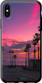 TPU чехол Пальмы для Apple iPhone X - 5873b-1050 изображение 