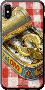 TPU чехол Vintage Sardine Tin Phone для Apple iPhone XS - 6772b-1583 изображение 
