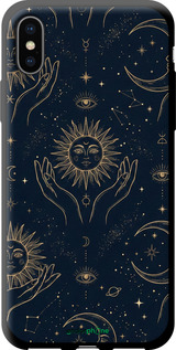 TPU чехол Celestial Harmony: Sun & Moon Gold Mystic Pattern для Apple iPhone X - 6778b-1050 изображение 
