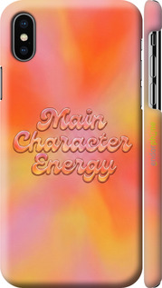 3D пластиковий глянцевий чехол Aura Gradient Main Character Energy Aesthetic Y2K для Apple iPhone X - 6783c-1050 изображение 