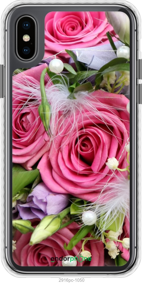 

Чохол Bumper чохол "Ніжність" для iPhone X, Рожевий