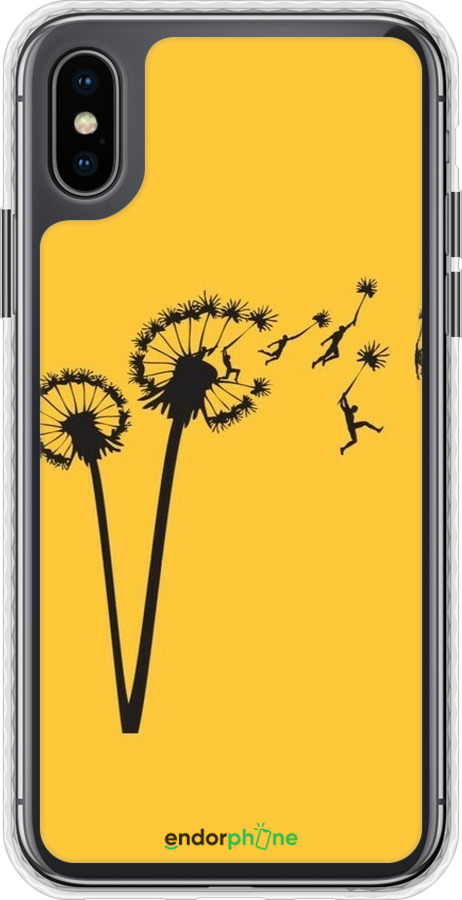Чохол Bumper чехол Мінімалізм кульбаби для Apple iPhone X - 6449pc-1050 изображение 