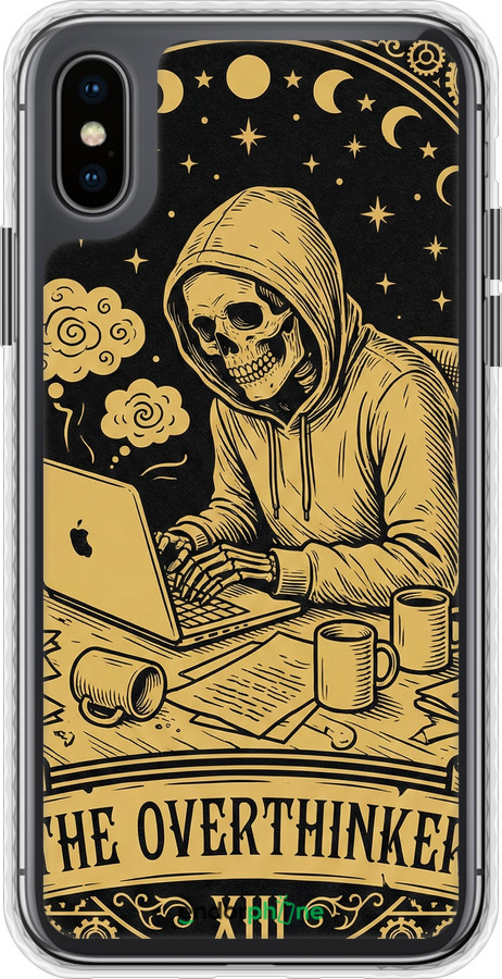 Чохол Bumper чехол The Overthinker для Apple iPhone X - 6774pc-1050 изображение 