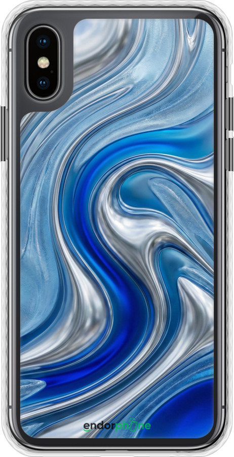 Чохол Bumper чехол Liquid Chrome для Apple iPhone X - 6781pc-1050 изображение 