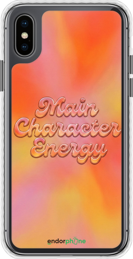 Чехол Bumper чехол Aura Gradient Main Character Energy Aesthetic Y2K для Apple iPhone X - 6783pc-1050 изображение 