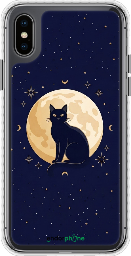 Чохол Bumper чехол Cute Cat Celestial/Witchy для Apple iPhone X - 6787pc-1050 изображение 