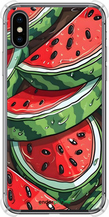 Силикон с усиленными углами чехол Арбуз для Apple iPhone XS - 6315sp-1583 изображение 