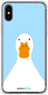 Силіконовий протиударний с посиленими кутами чехол Гусак для Apple iPhone XS - 6350sp-1583 изображение 