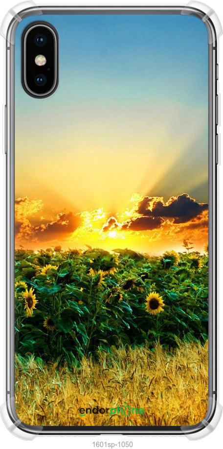 

Силіконовий протиударний с посиленими кутами чохол "Україна" для iPhone X