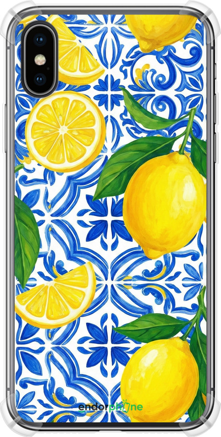 Силикон с усиленными углами чехол Grocery Girl Italian Summer для Apple iPhone X - 6766sp-1050 изображение 