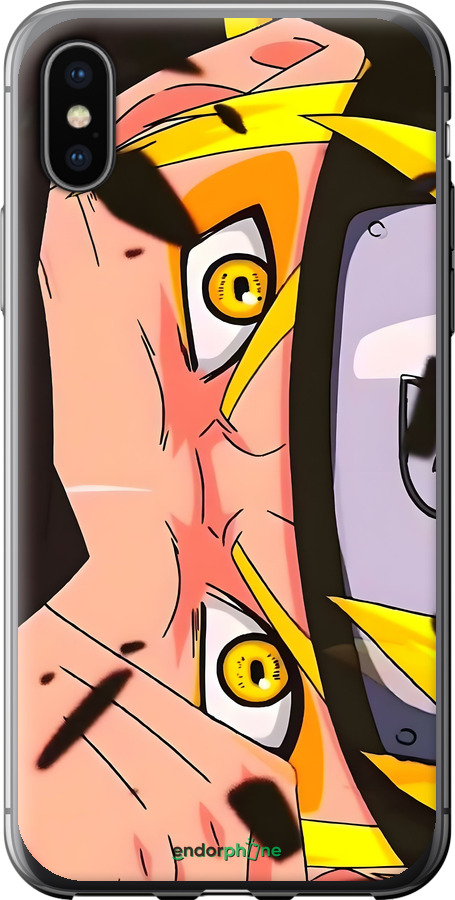 Силіконовий чехол Наруто 2 для Apple iPhone X - 6297u-1050 изображение 