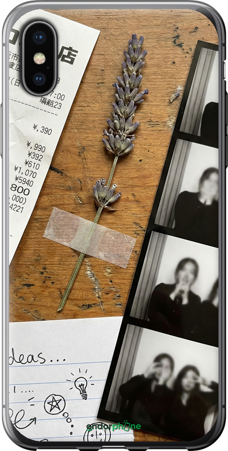 2D пластиковый чехол Aesthetic Scrapbook Collage для Apple iPhone X - 6773t-1050 изображение 