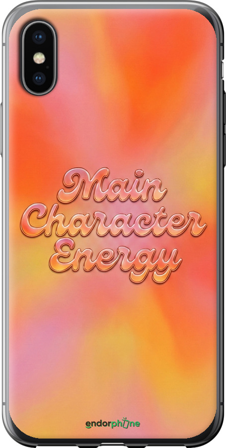 2D пластиковый чехол Aura Gradient Main Character Energy Aesthetic Y2K для Apple iPhone X - 6783t-1050 изображение 