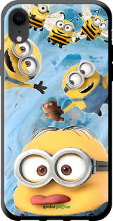 TPU чехол Миньоны для Apple iPhone XR - 6386b-1560 изображение 