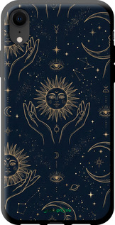 TPU чехол Celestial Harmony: Sun & Moon Gold Mystic Pattern для Apple iPhone XR - 6778b-1560 изображение 