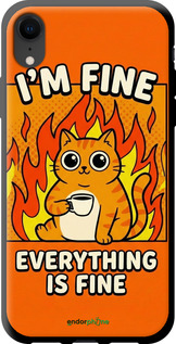 TPU чехол 'Funny Cat' для iPhone XR изображение 3