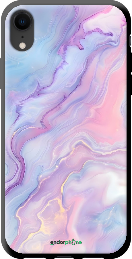TPU чехол Нежный мрамор для Apple iPhone XR - 6310b-1560 изображение 