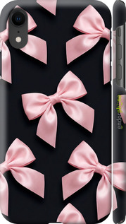 3D пластиковий глянцевий чехол Coquette Ribbons Dark Coquette для Apple iPhone XR - 6767c-1560 изображение 