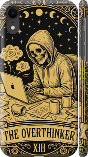 3D пластиковый глянцевый чехол The Overthinker для Apple iPhone XR - 6774c-1560 изображение 