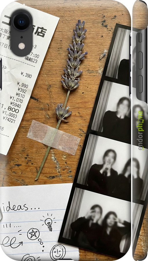 3D пластиковый глянцевый чехол Aesthetic Scrapbook Collage для Apple iPhone XR - 6773c-1560 изображение 