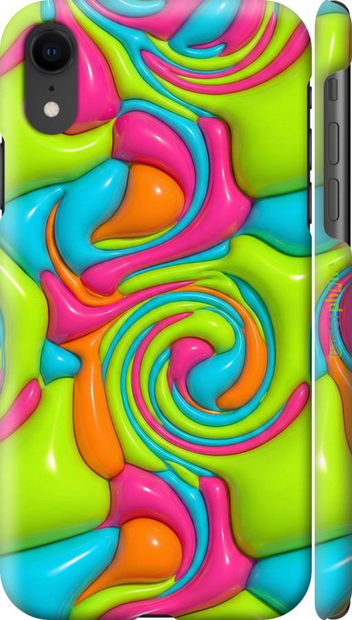 3D пластиковий глянцевий чехол Y2K Jelly Dream для Apple iPhone XR - 6780c-1560 изображение 