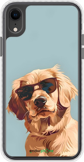 Чехол Bumper чехол Пес в очках для Apple iPhone XR - 6381pc-1560 изображение 
