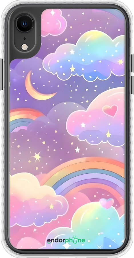 Чохол Bumper чехол Хмари та веселка для Apple iPhone XR - 6312pc-1560 изображение 