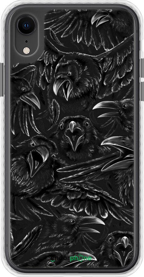 Чехол Bumper чехол Воронья ярость для Apple iPhone XR - 6474pc-1560 изображение 