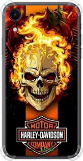 Силикон с усиленными углами чехол Харлей девидсон для Apple iPhone XR - 6370sp-1560 изображение 