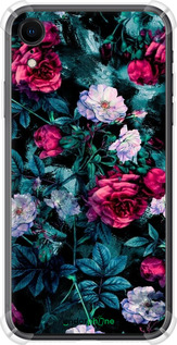 Силикон с усиленными углами чехол Сад и розы для Apple iPhone XR - 6483sp-1560 изображение 