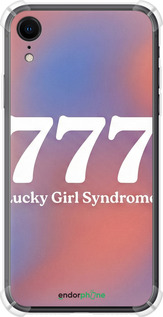 Силіконовий протиударний с посиленими кутами чохол 'Aesthetic Aura Gradient 777 Lucky Energy' для iPhone XR зображення 6
